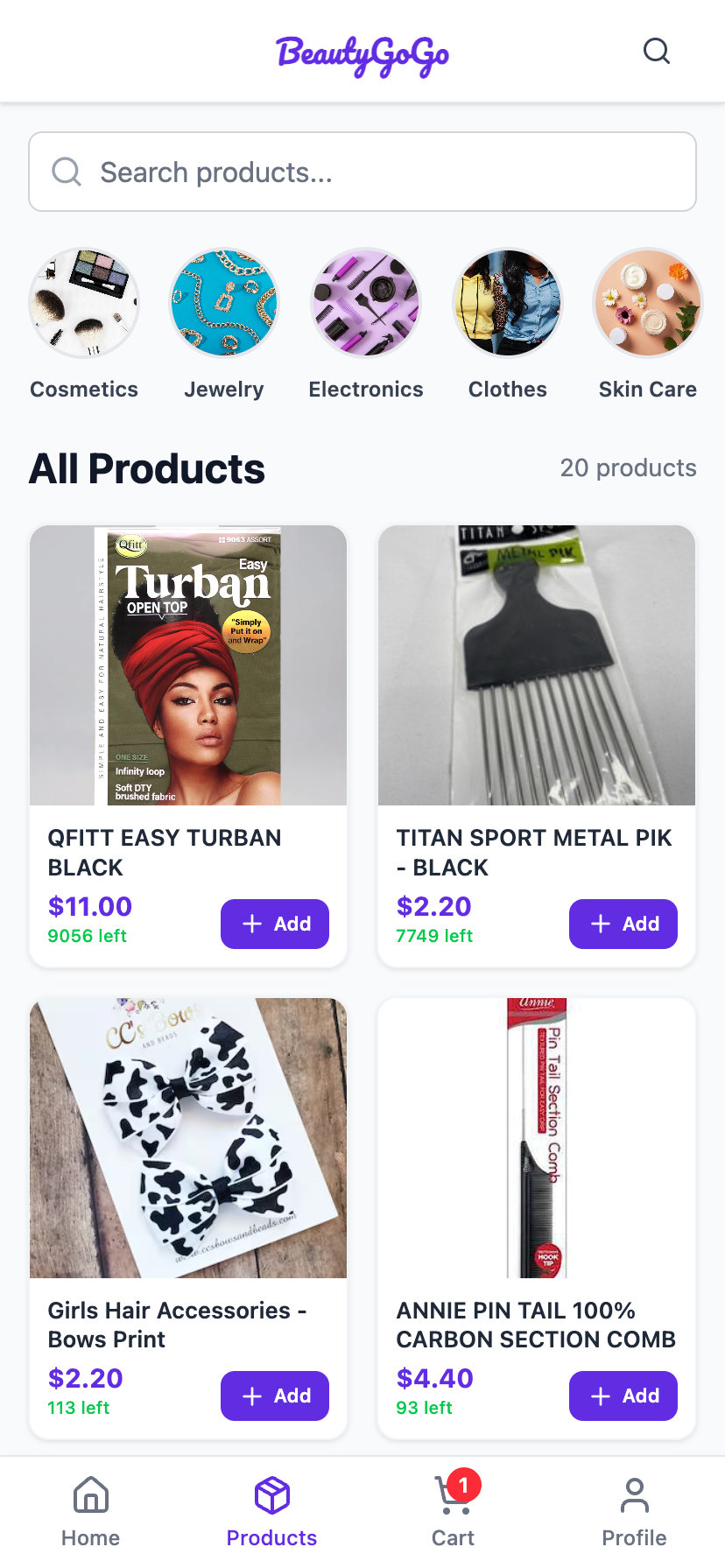 Vylvet App Screenshot